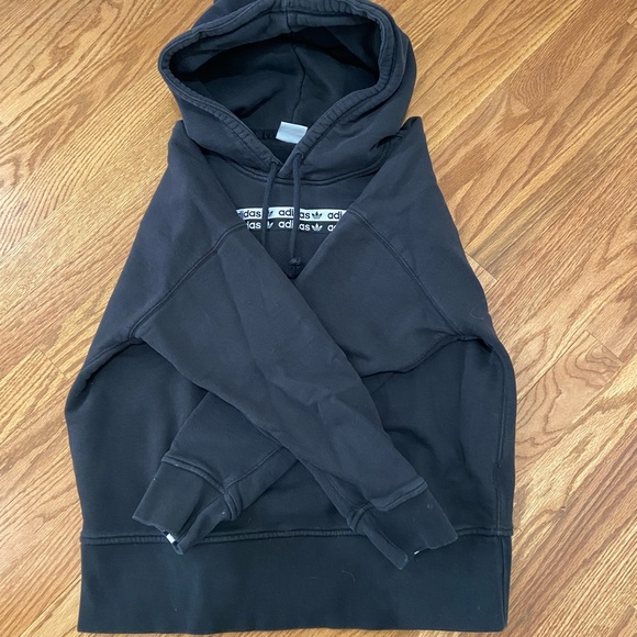 Adidas originals RYV tape hoodie & sweat pants tracksuit w logo tape detail - Picture 9 of 12